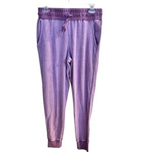 Zyia Active Lilac Don't Wake Me Thermal Joggers L NWT
